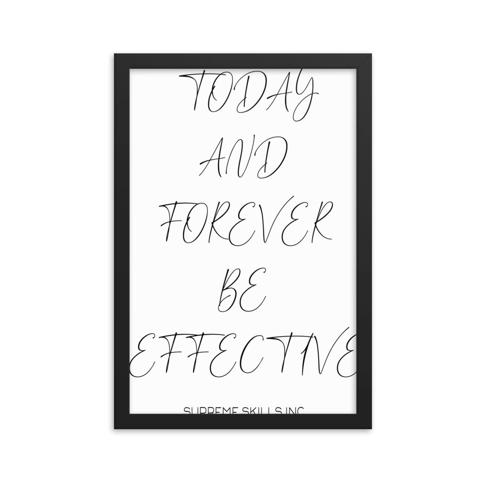 TODAY AND FOREVER