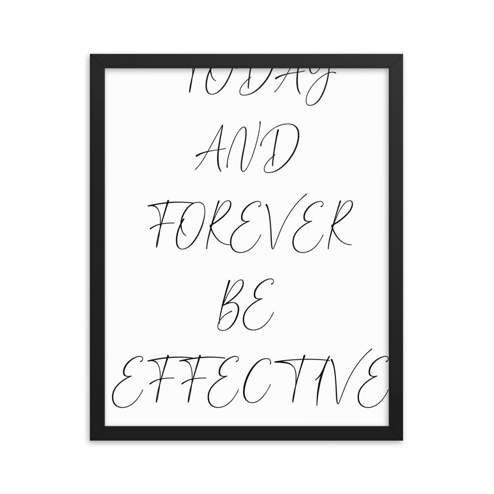 TODAY AND FOREVER