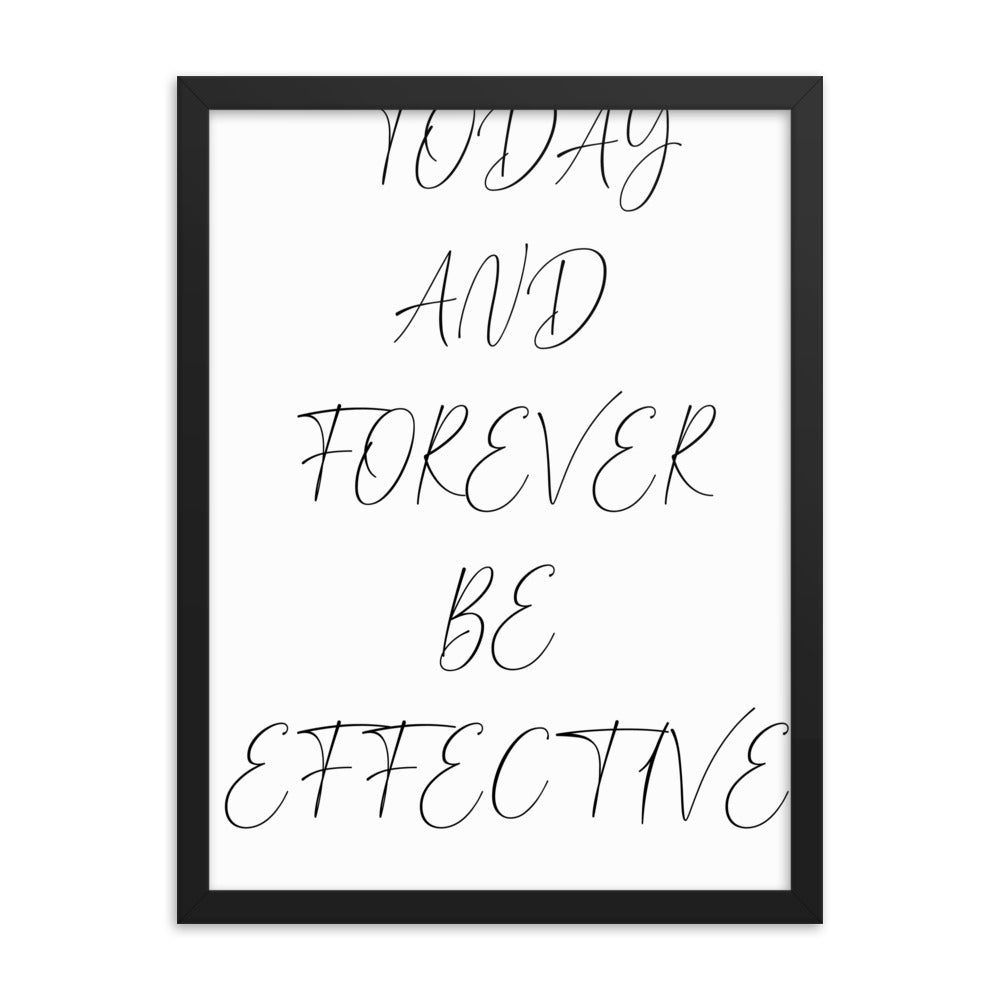TODAY AND FOREVER