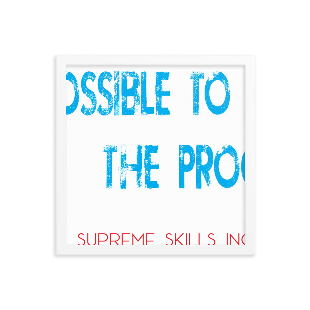 POSSIBLE TO CERTAIN