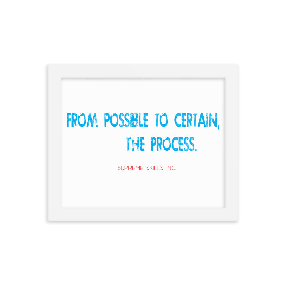 POSSIBLE TO CERTAIN