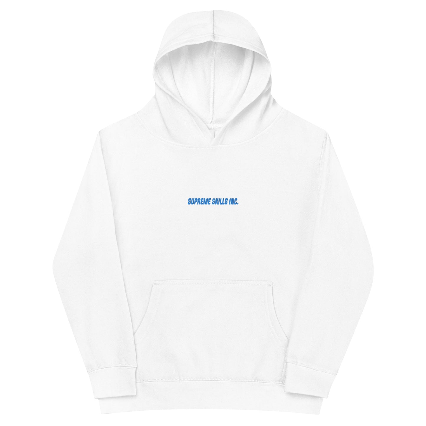 Kids "WHITE" 1 fleece company hoodie