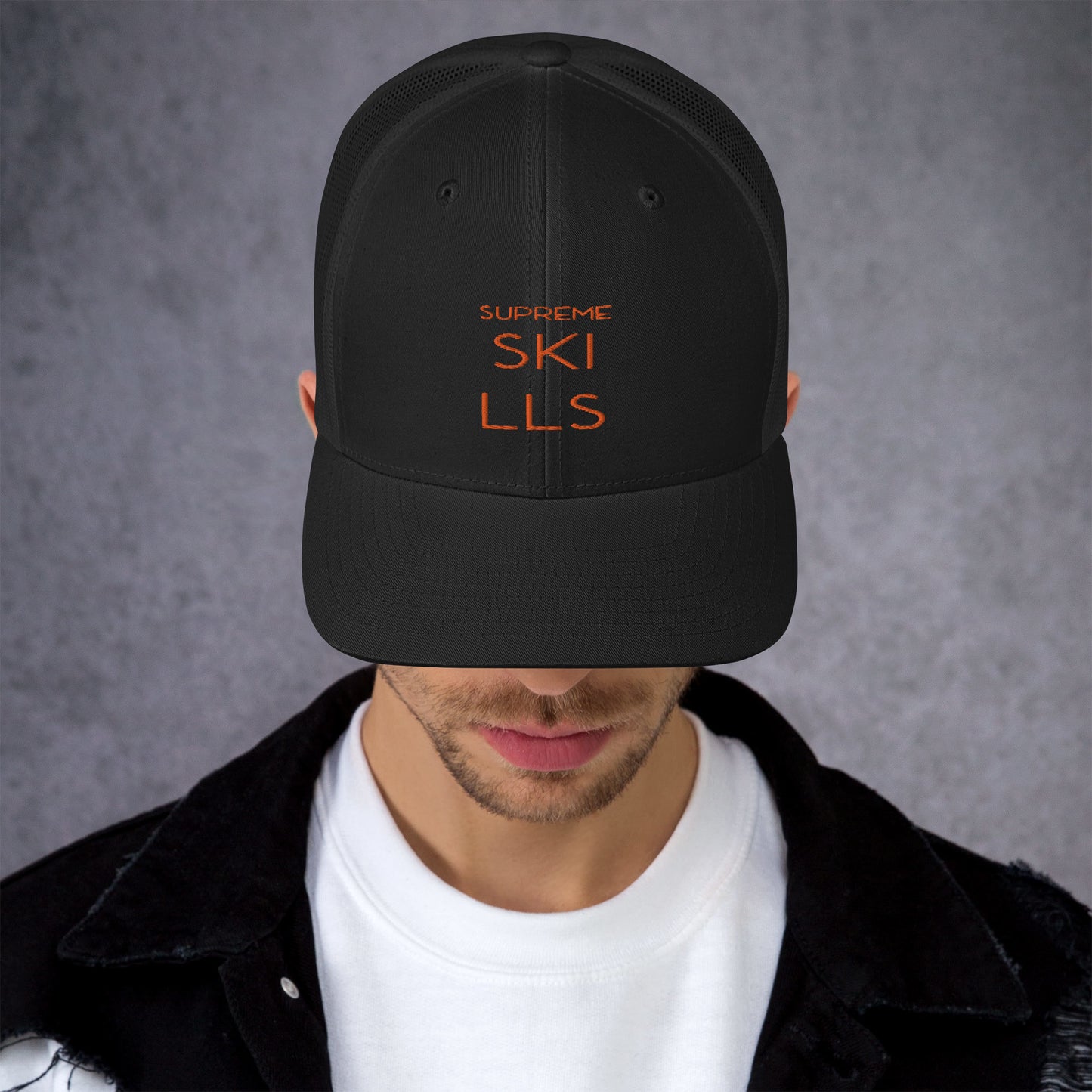 TRUCKER BLK/ORG