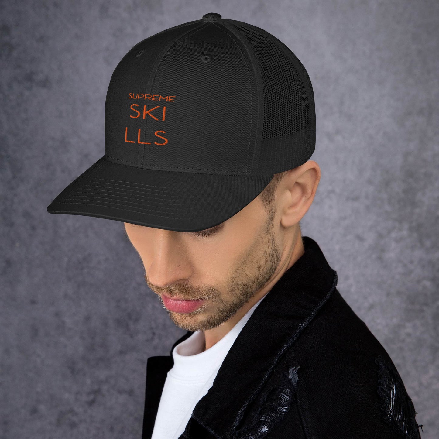 TRUCKER BLK/ORG
