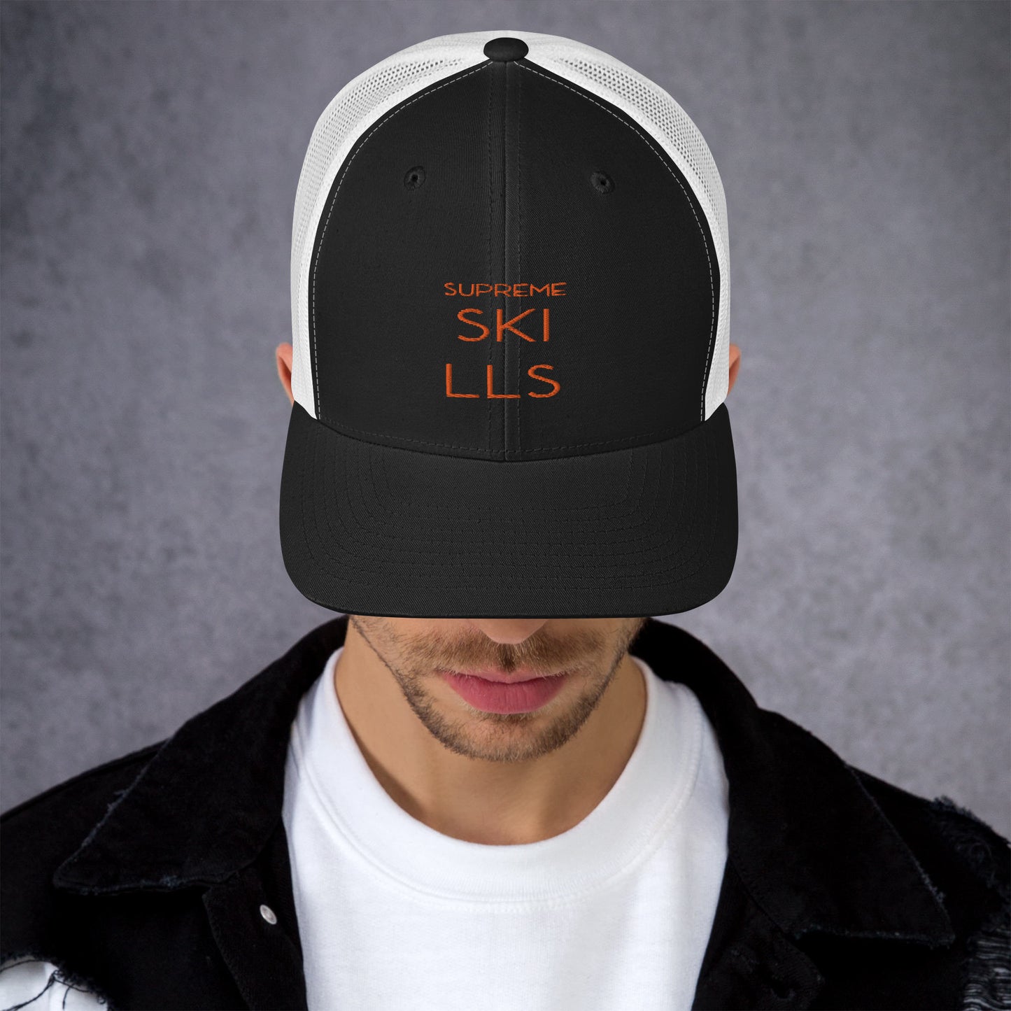 TRUCKER BLK/ORG