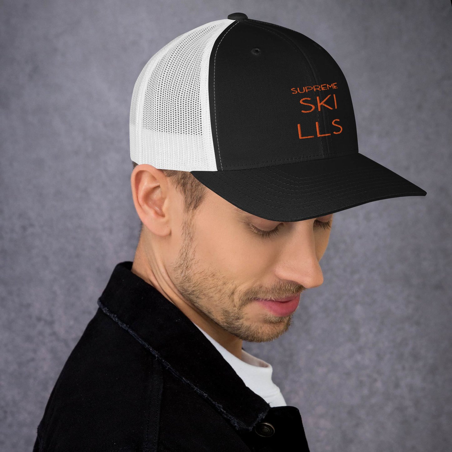 TRUCKER BLK/ORG