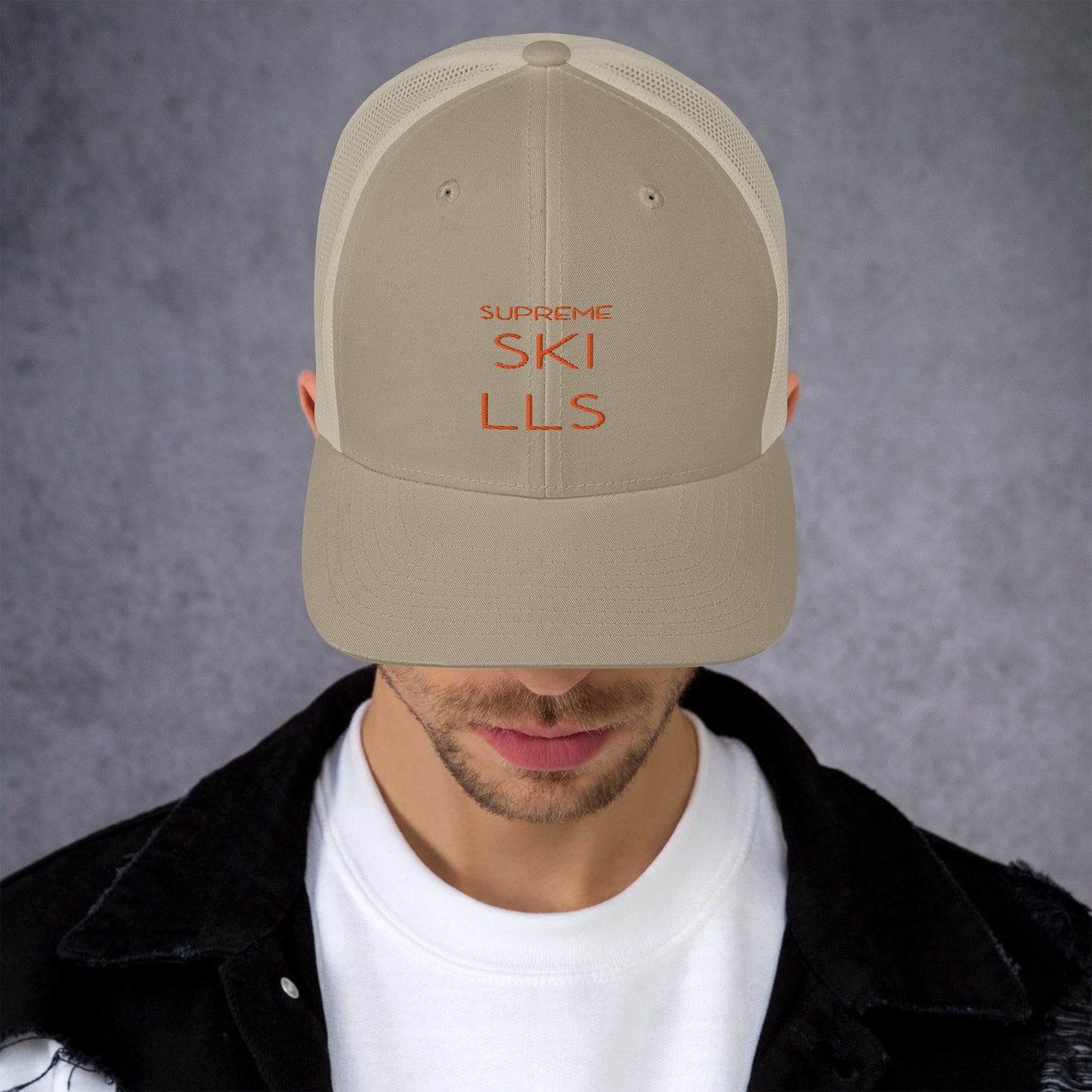 TRUCKER BLK/ORG