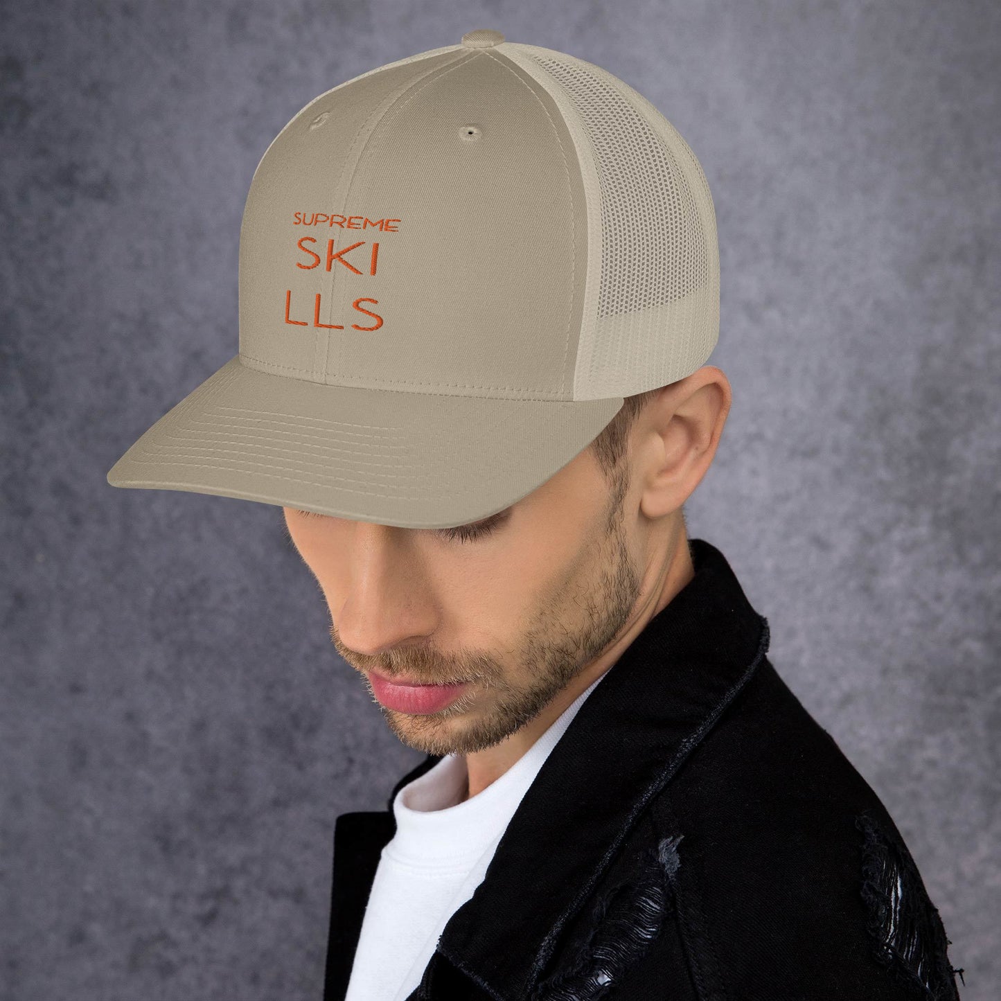 TRUCKER BLK/ORG