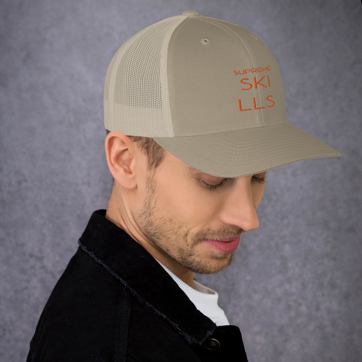 TRUCKER BLK/ORG