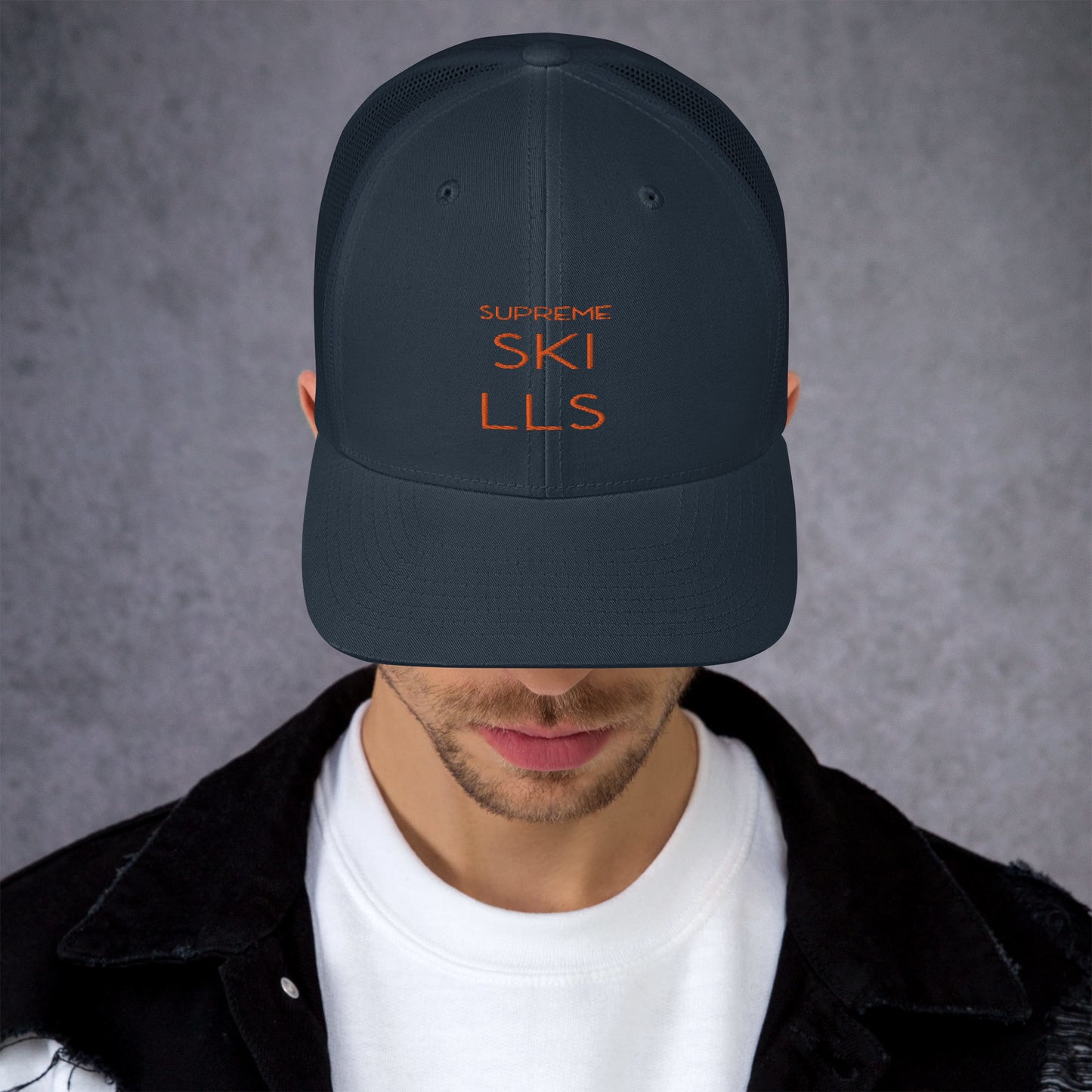 TRUCKER BLK/ORG