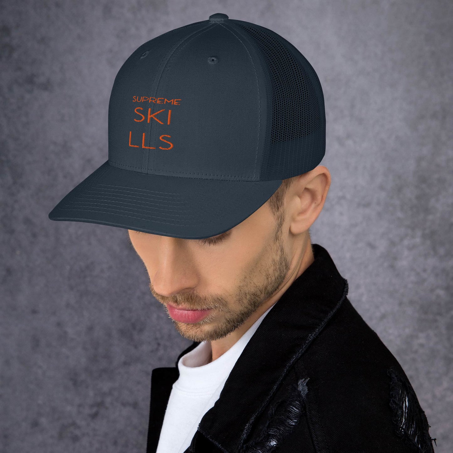 TRUCKER BLK/ORG