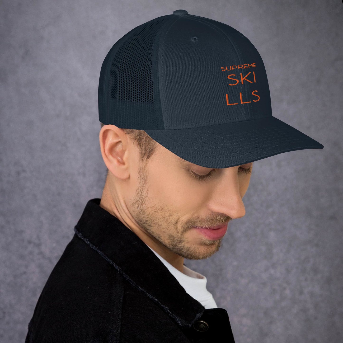 TRUCKER BLK/ORG