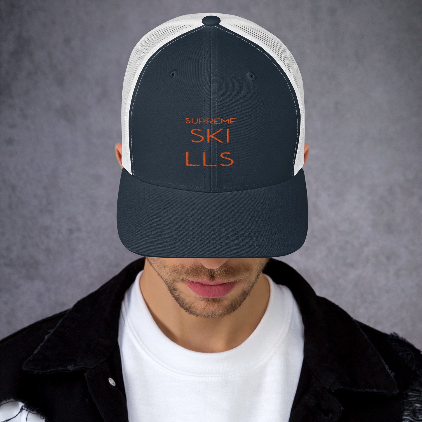 TRUCKER BLK/ORG