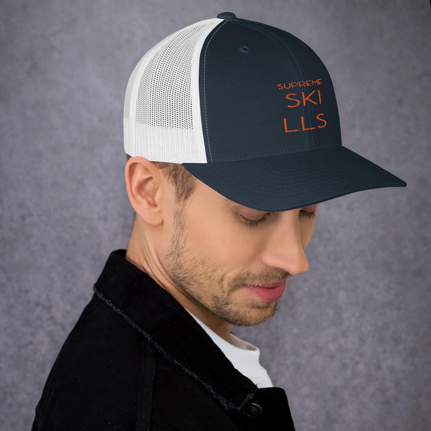 TRUCKER BLK/ORG