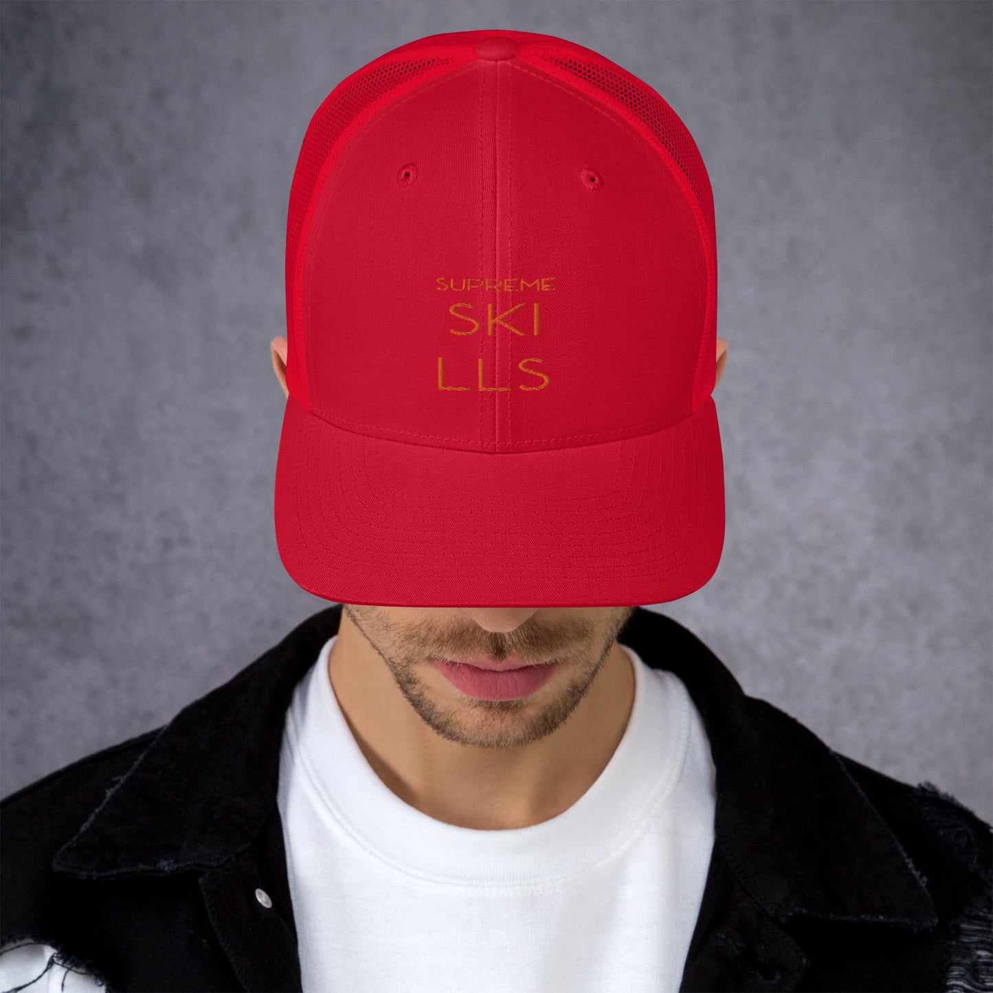 TRUCKER BLK/ORG