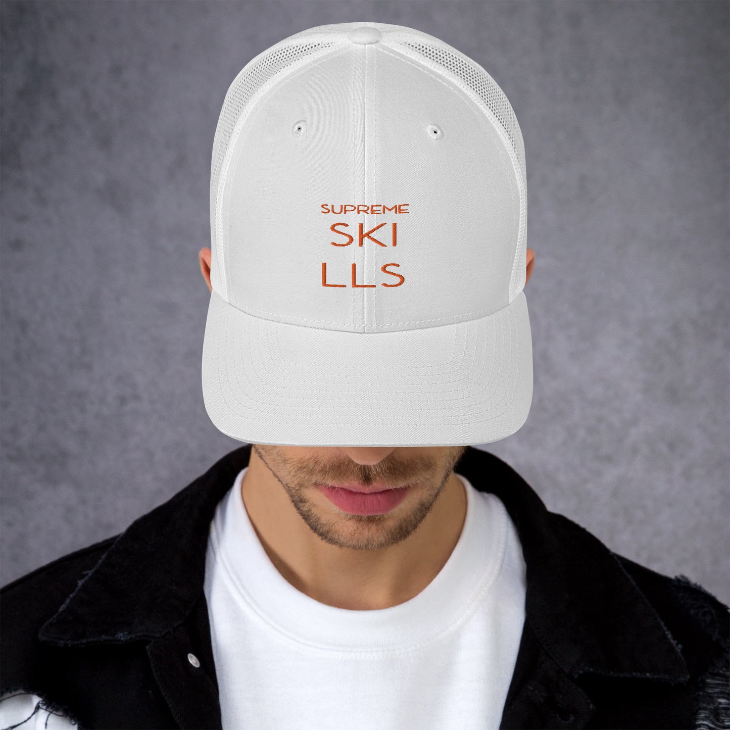 TRUCKER BLK/ORG