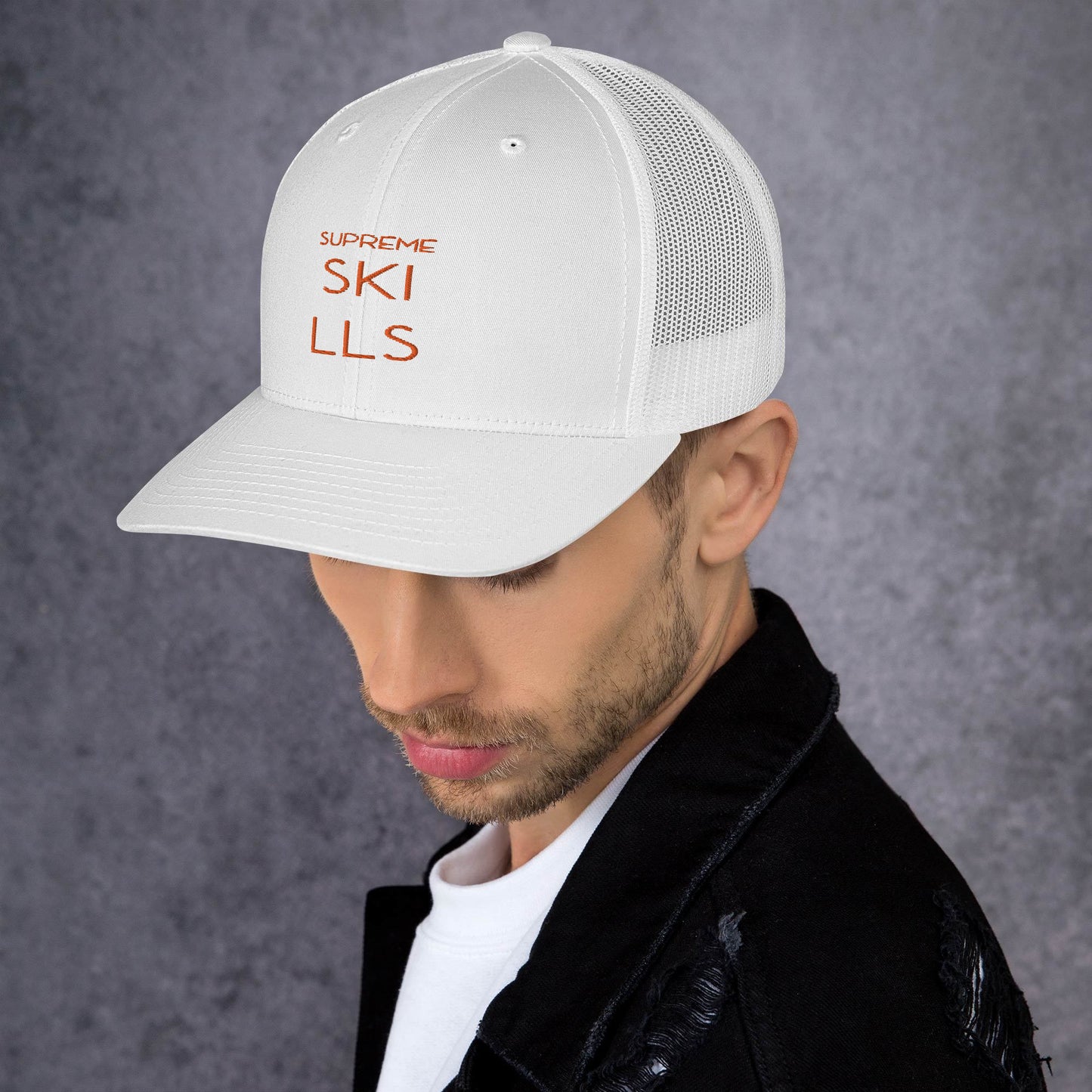 TRUCKER BLK/ORG