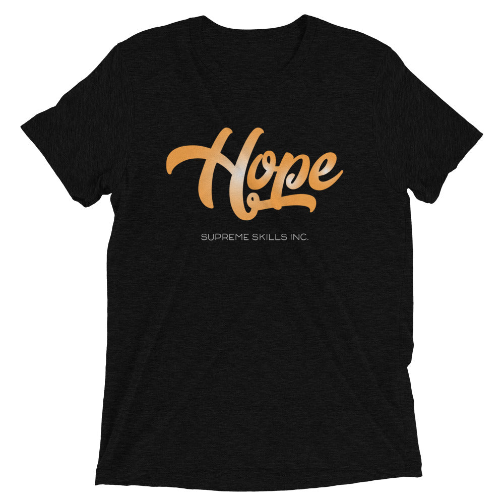 Womens black "HOPES" short sleeve t-shirt