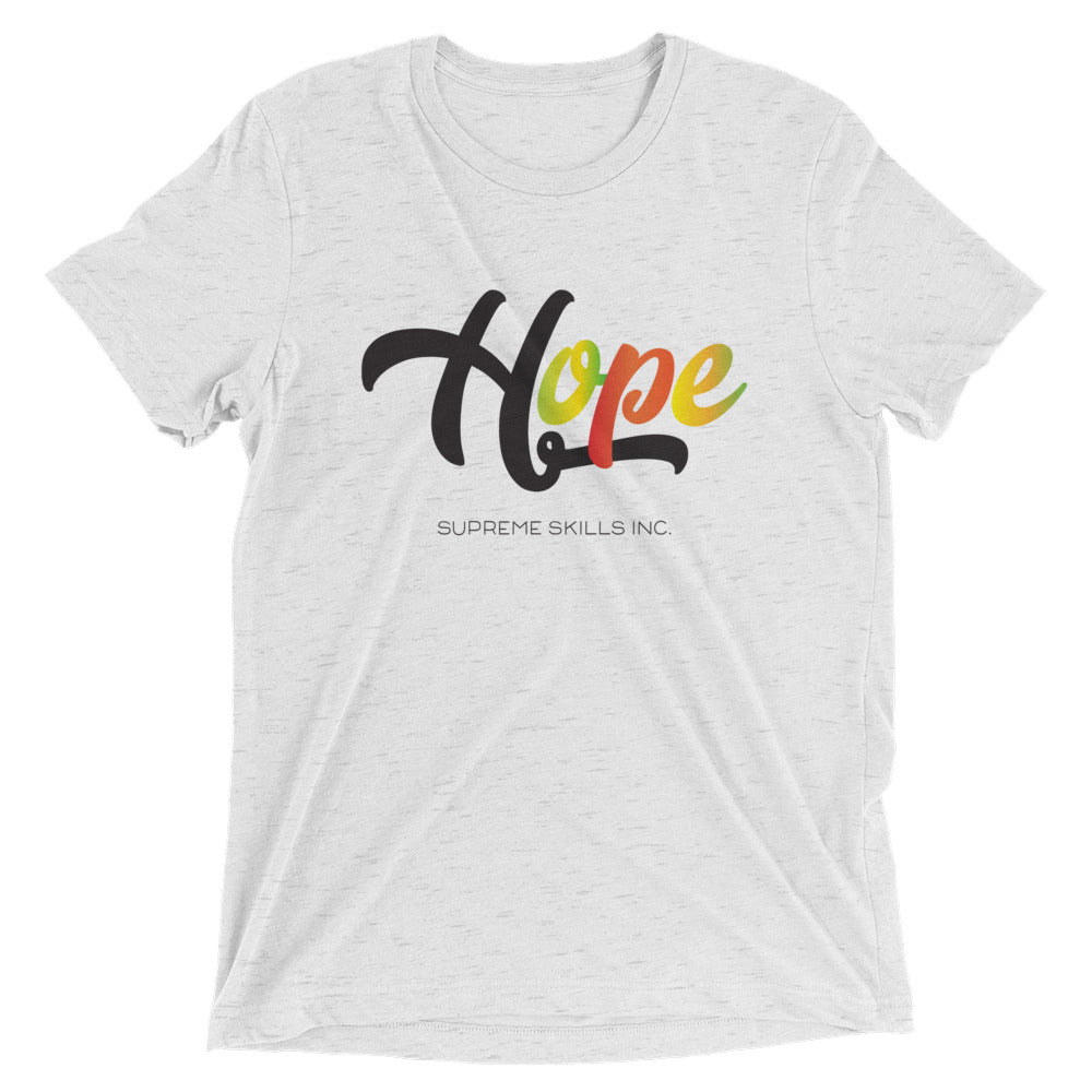 Womens white "HOPE" Short sleeve t-shirt
