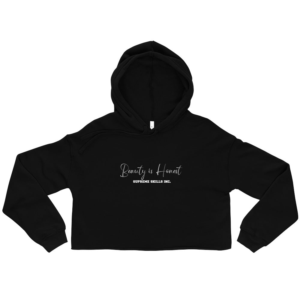 BEAUTY IS HONEST Crop Hoodie