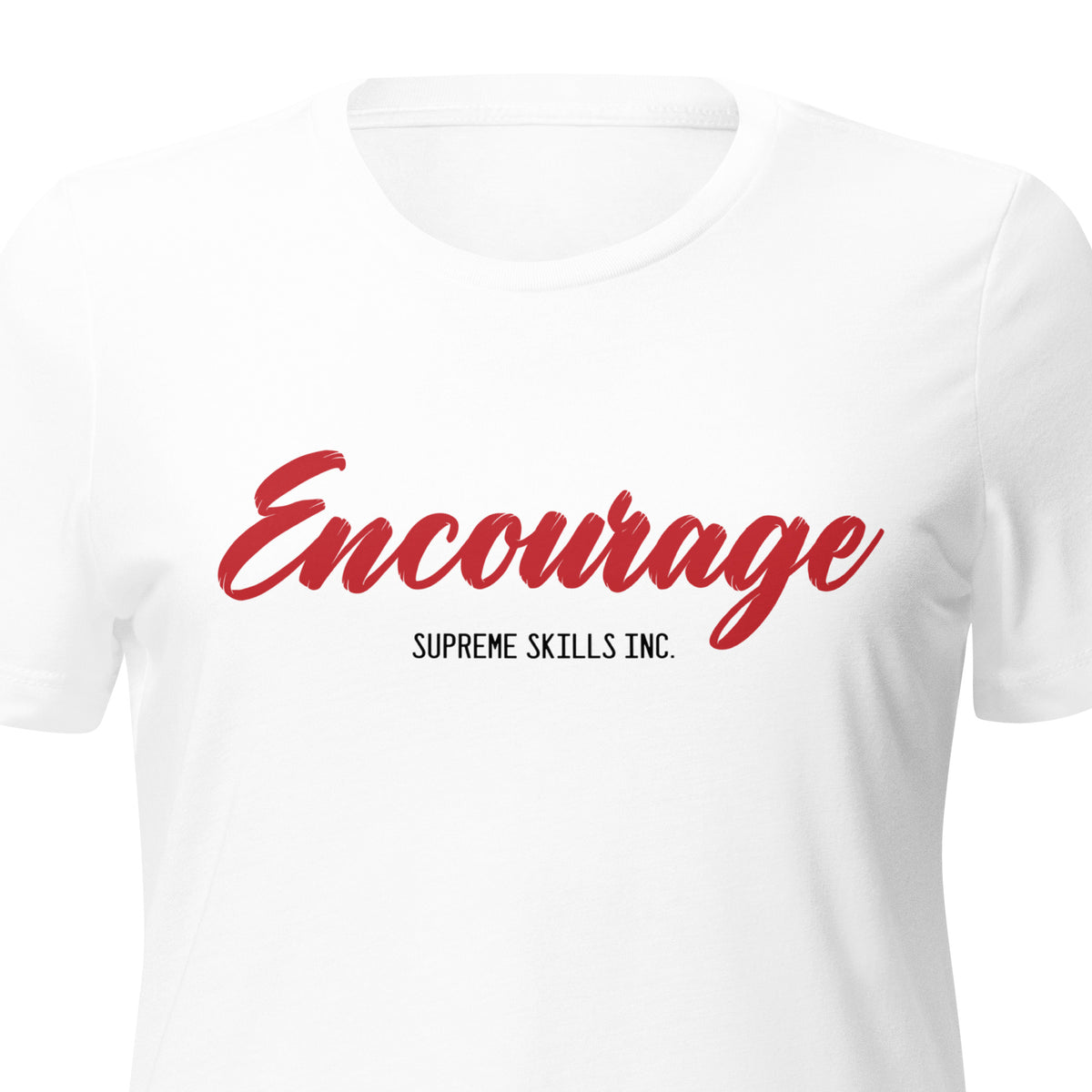 "ENCOURAGE" Women’s relaxed tri-blend t-shirt