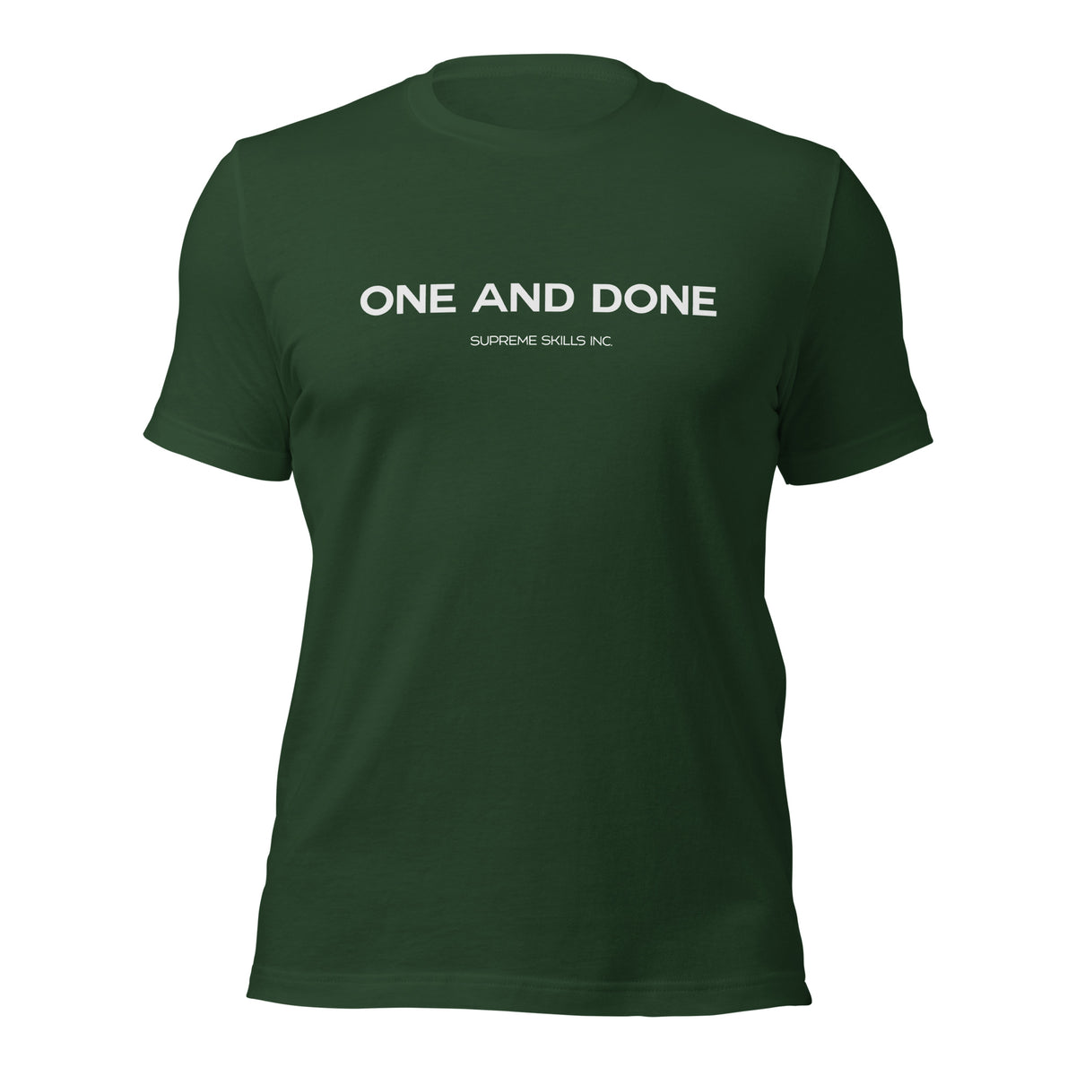 "ONE AND DONE"