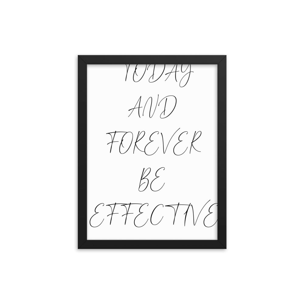 TODAY AND FOREVER