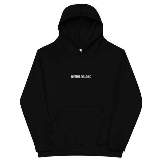 Kids "BLACK" 3 fleece company hoodie