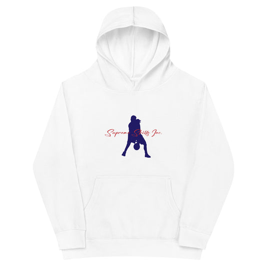 Kids "Lady Guard 2" fleece white hoodie