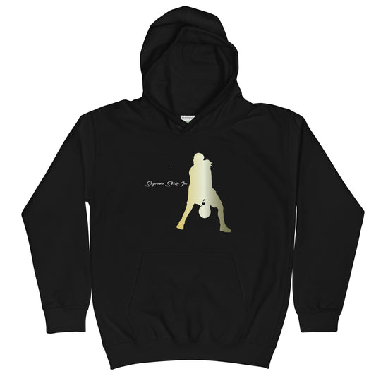 Kids "Lady Guard 1" black Hoodie
