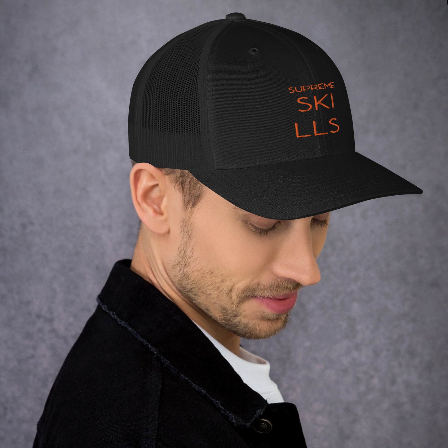 TRUCKER BLK/ORG