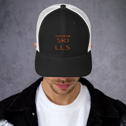 TRUCKER BLK/ORG