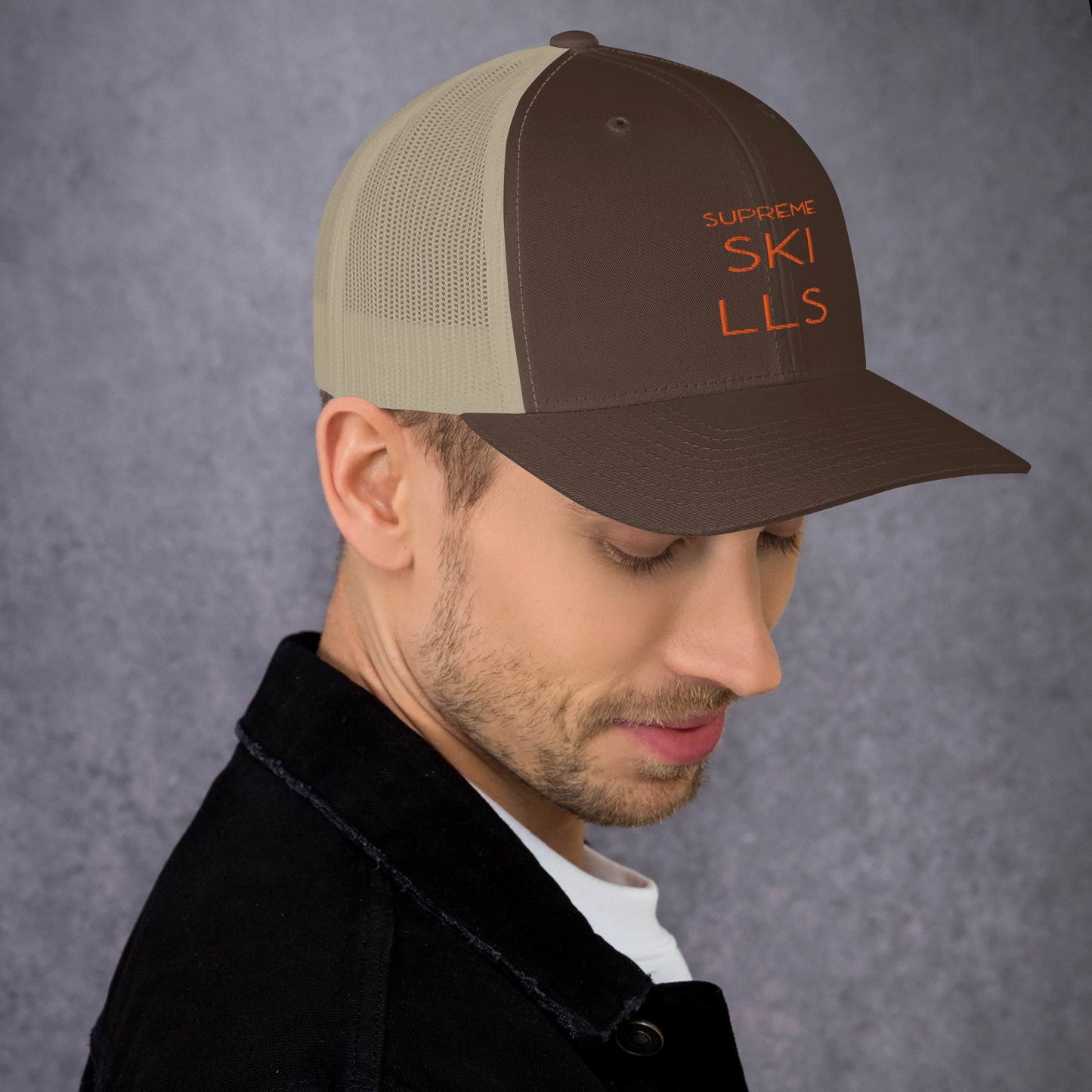 TRUCKER BLK/ORG