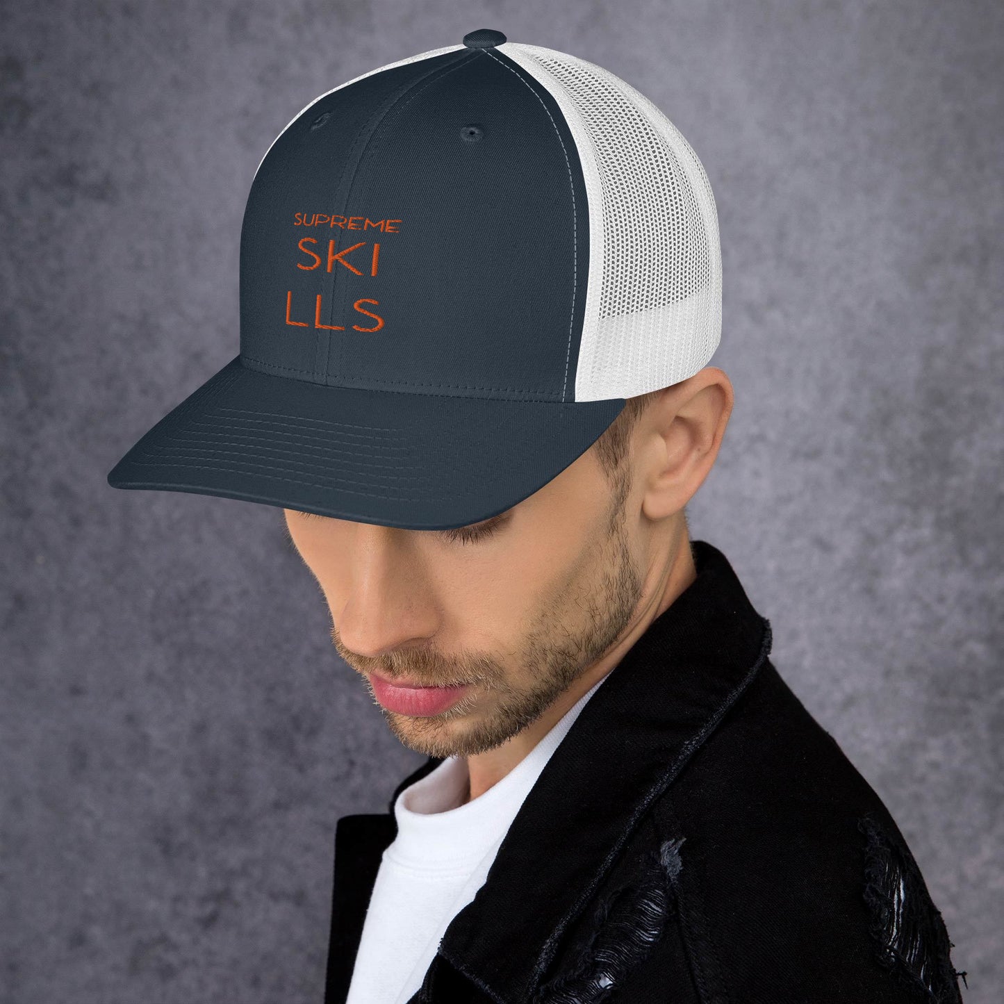 TRUCKER BLK/ORG