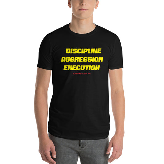 DISCIPLINE/AGGRESSION T BLACK