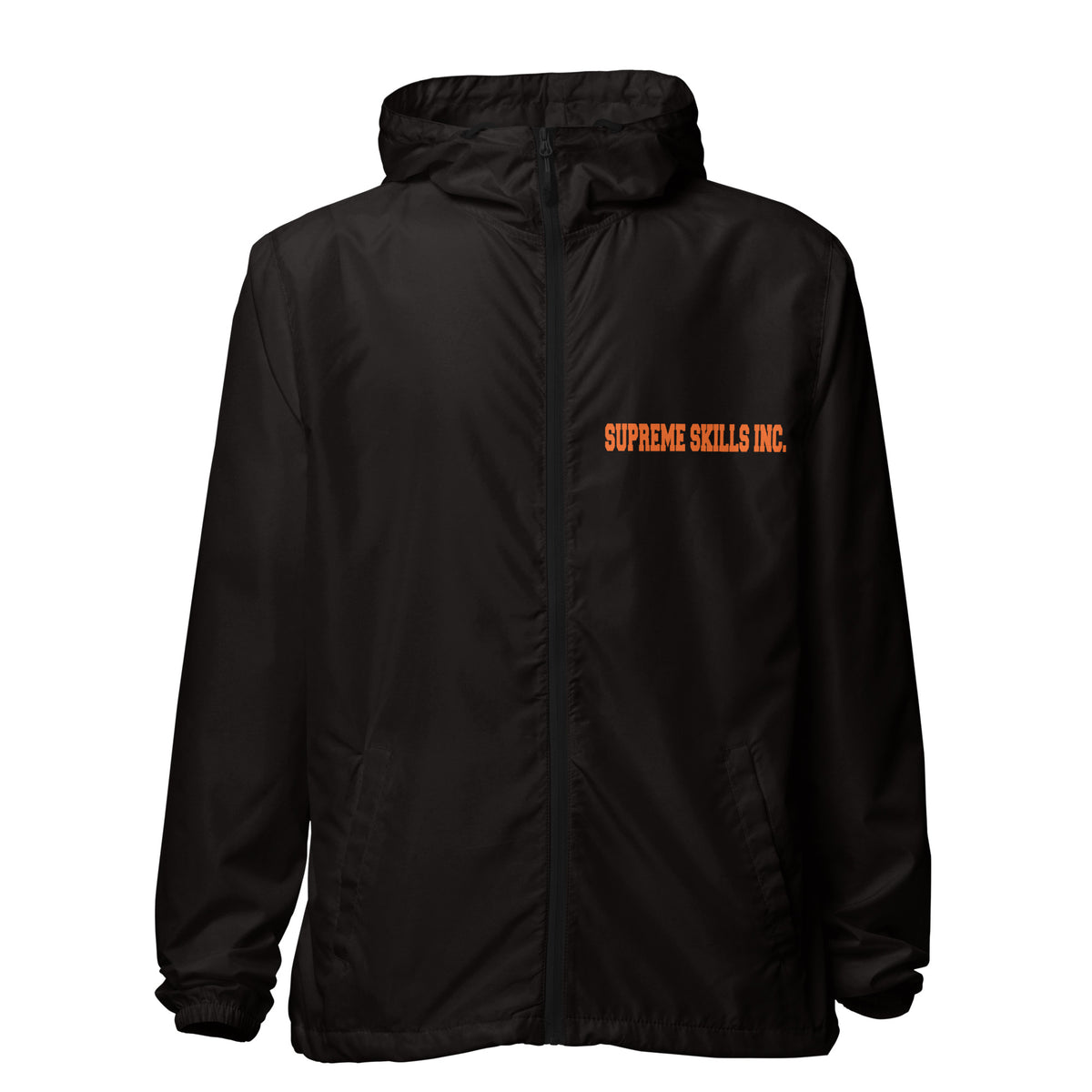 "ORANGE SUPERIOR" zip up windbreaker