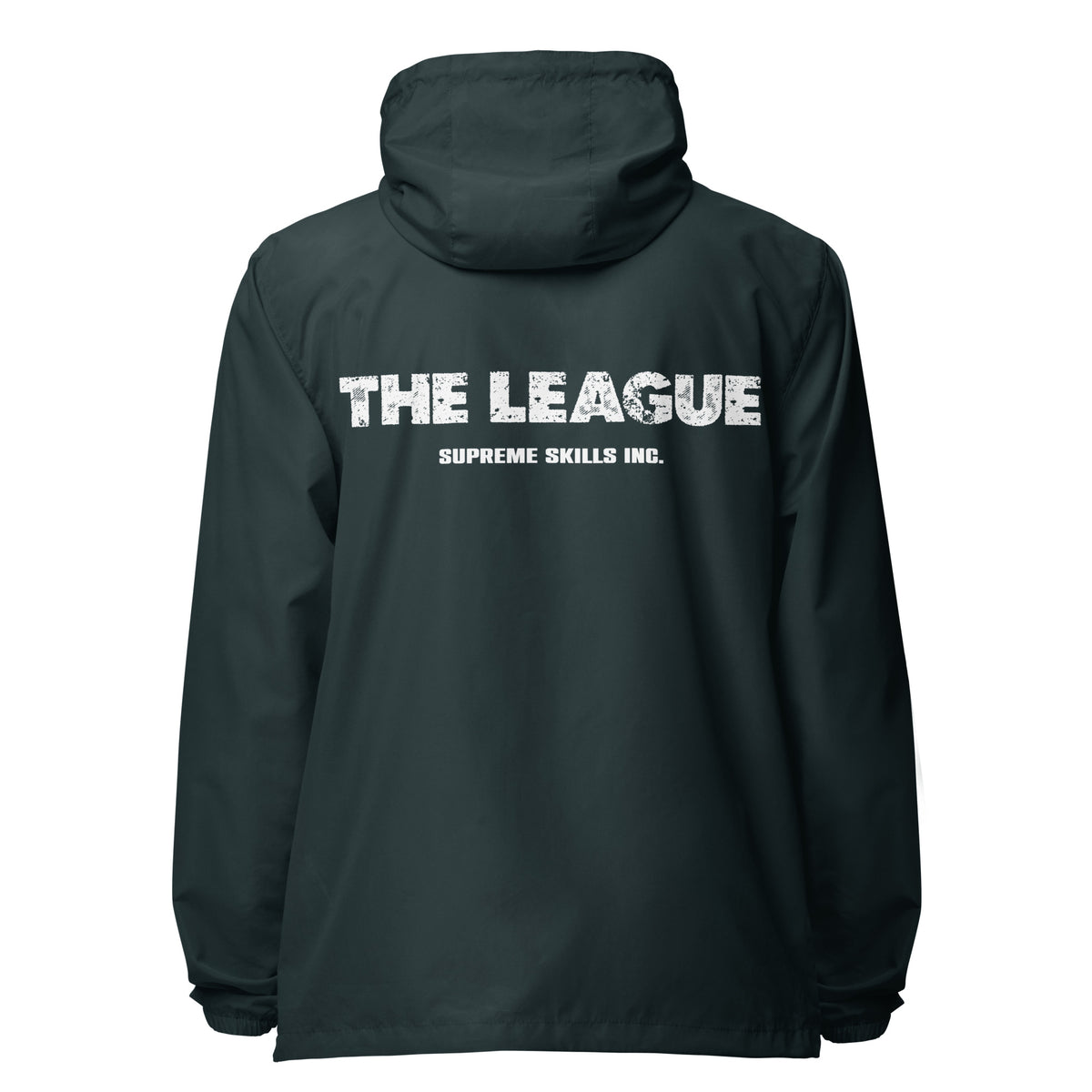 "THE LEAGUE" zip up windbreaker