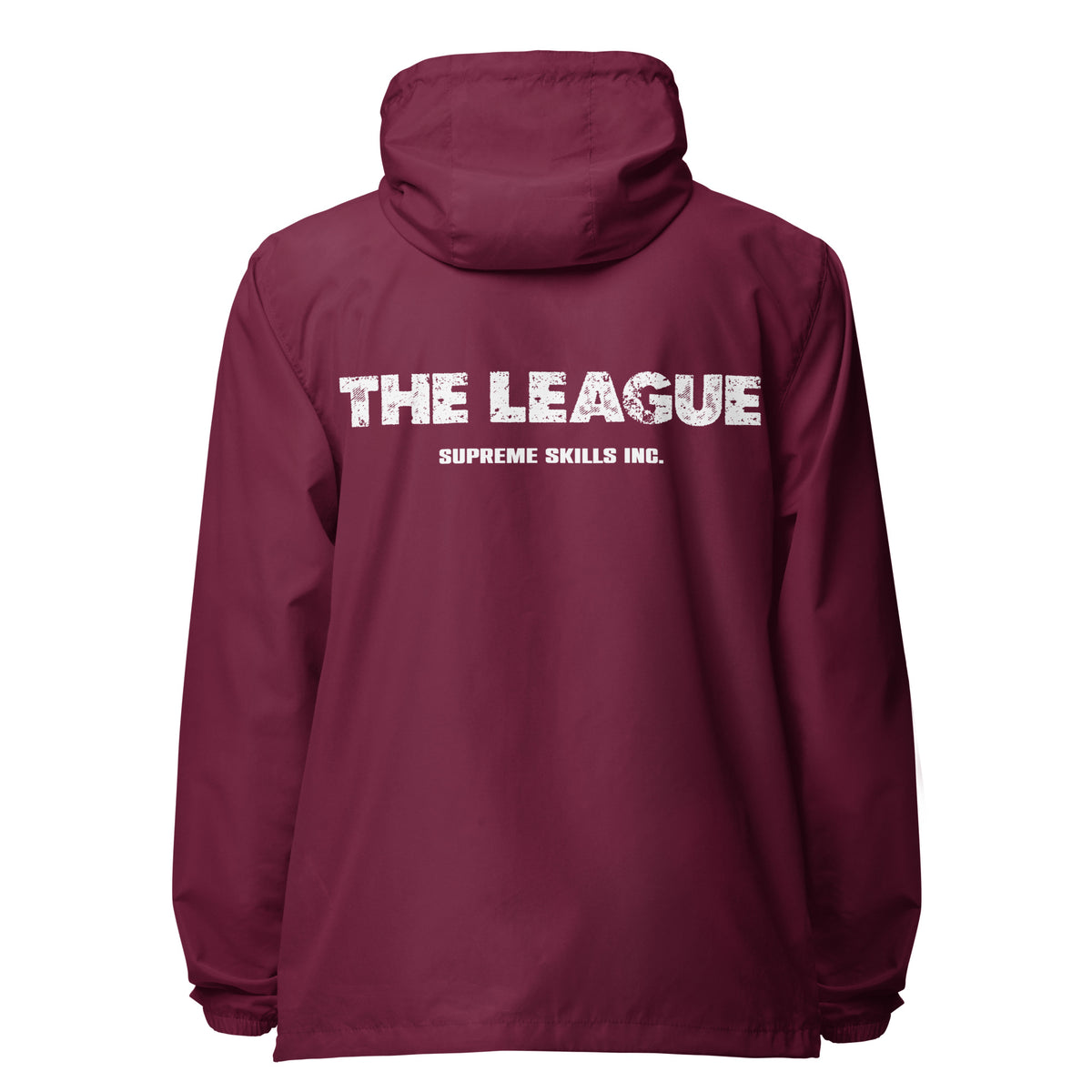 "THE LEAGUE" zip up windbreaker