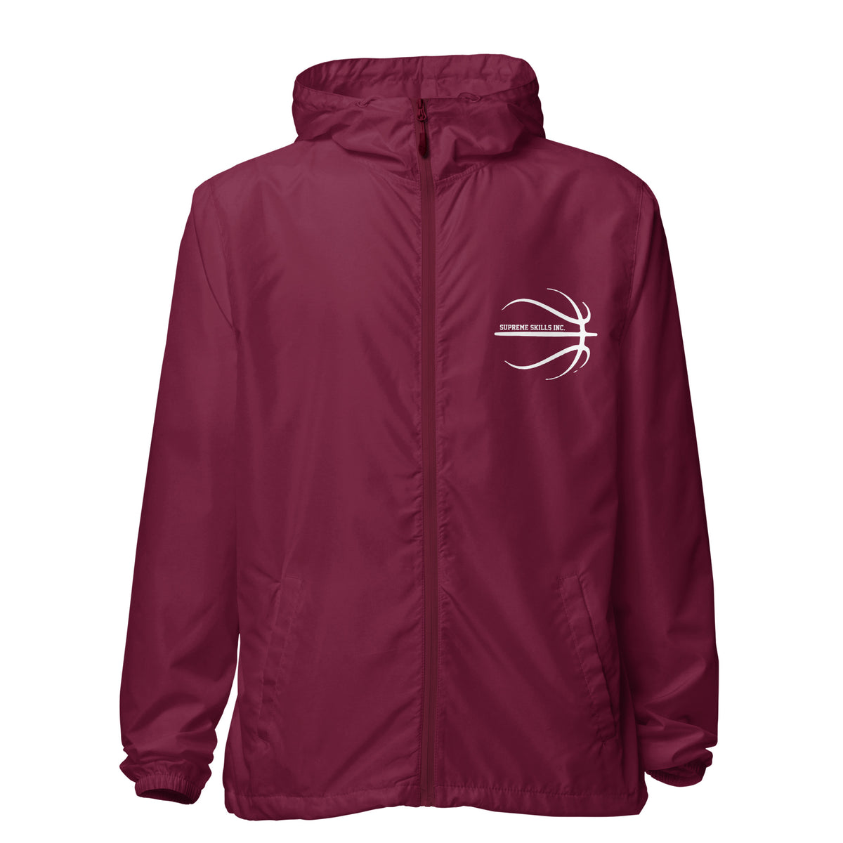 "THE LEAGUE" zip up windbreaker