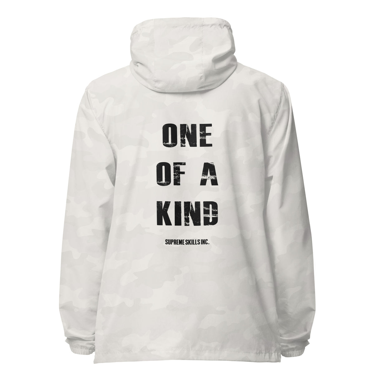 "ONE OF A KIND" zip up windbreaker