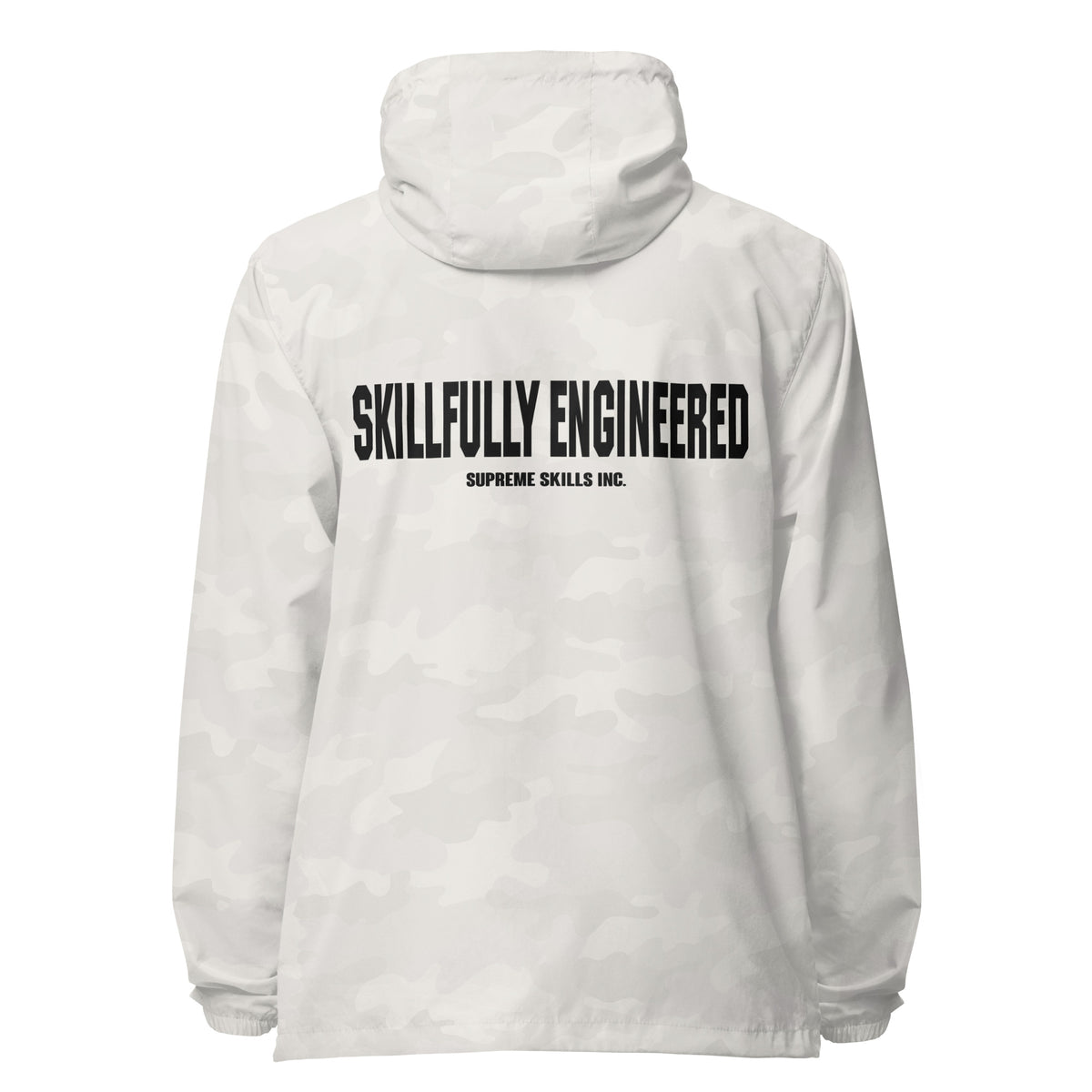 "SKILLFULLY" zip up windbreaker