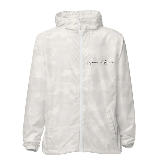 "ONE OF A KIND" zip up windbreaker