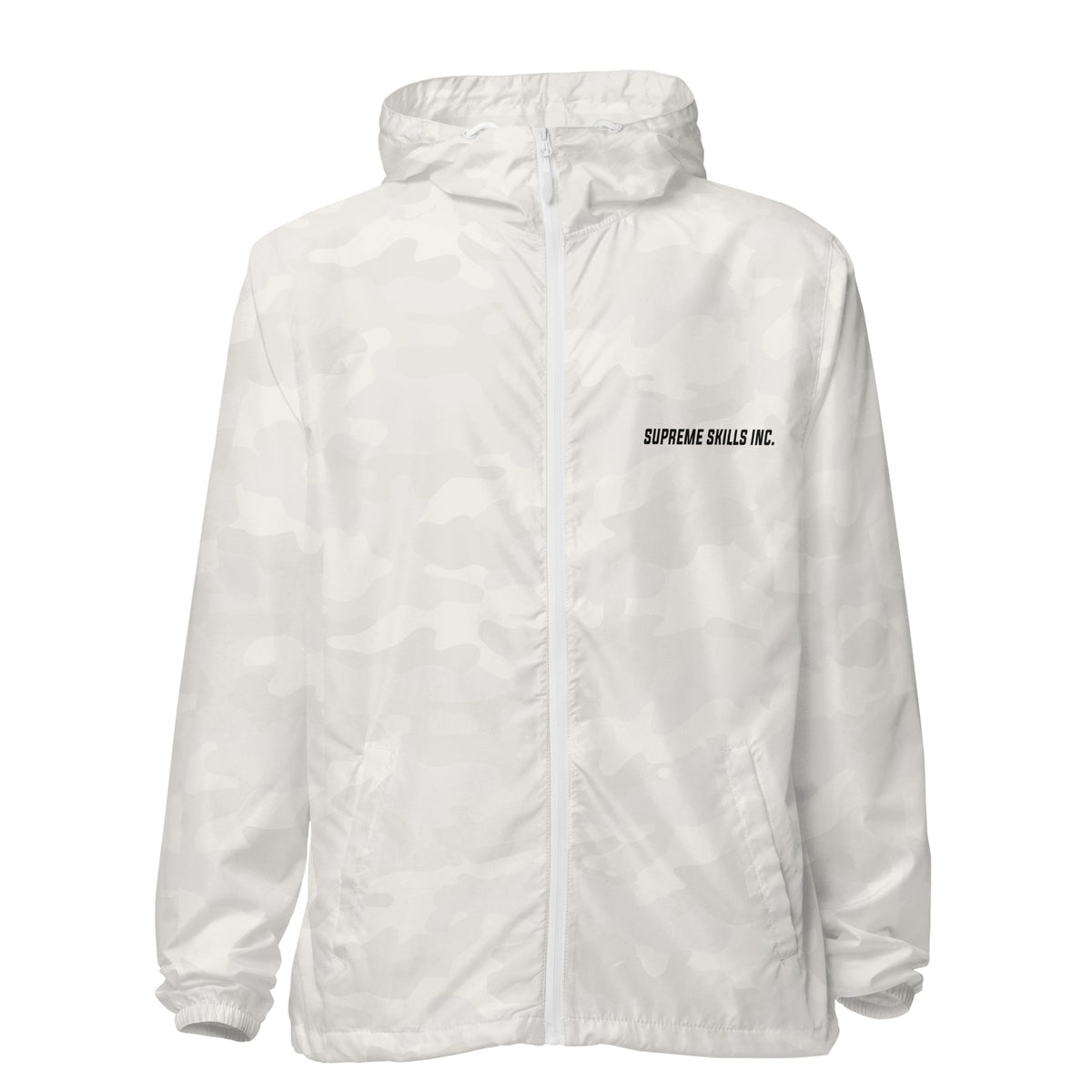 "SKILLFULLY" zip up windbreaker
