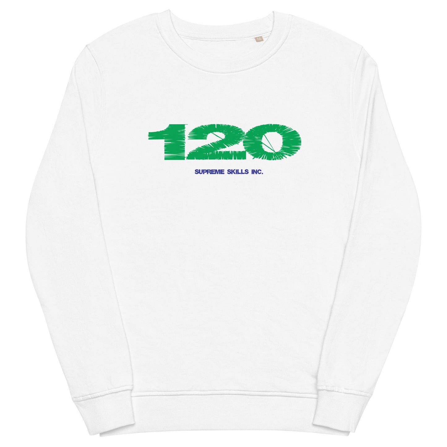 "120" organic sweatshirt