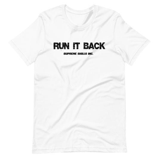 RUNIT BACK WHITE t-shirt