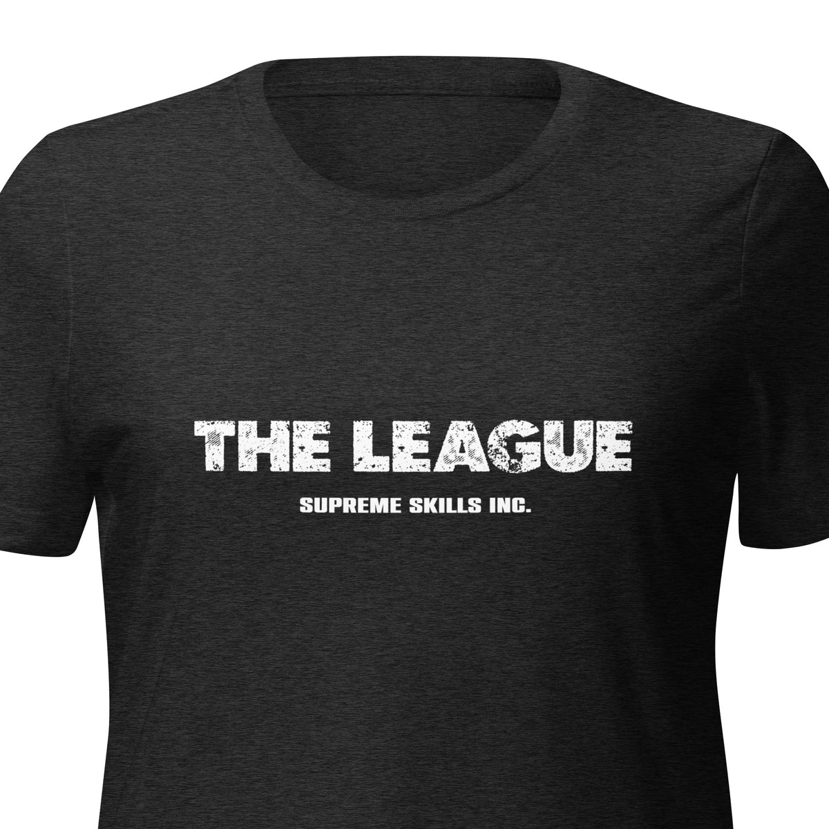 "THE LEAGUE BLACK" Women’s relaxed tri-blend t-shirt