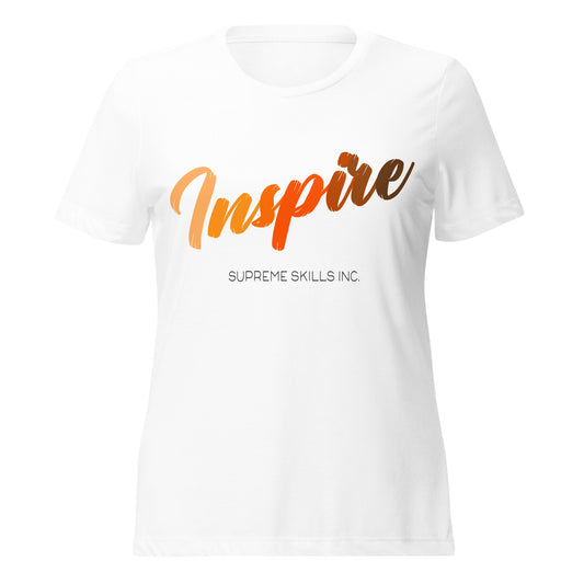 "Inspire"-2 Women’s relaxed tri-blend t-shirt